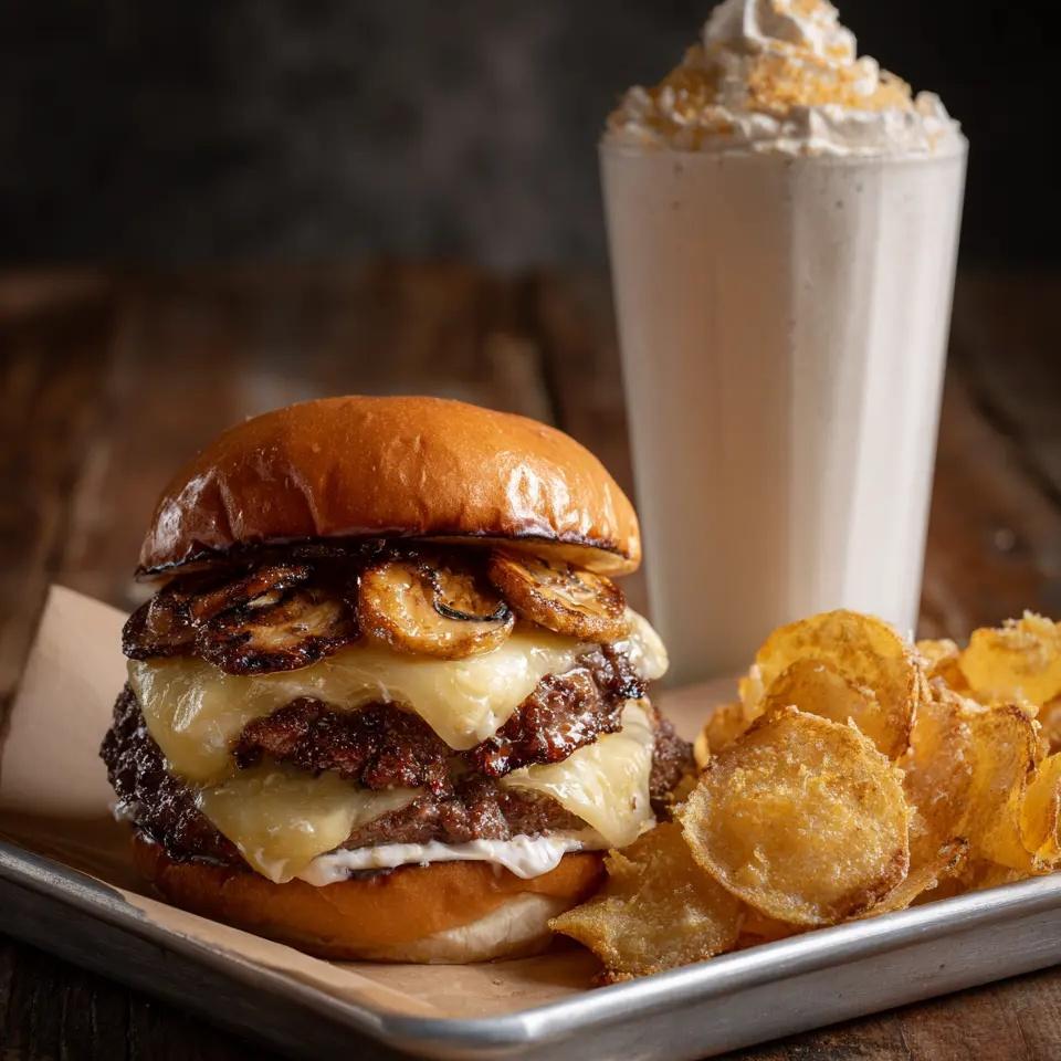 Best Kennet Square Truffled Mushroom Swiss Burger in Mullica Hill, NJ