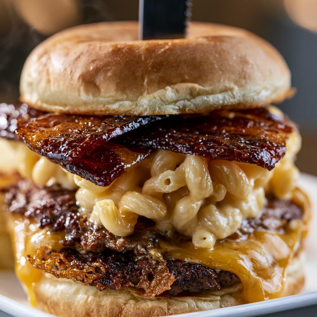 Best Burger of the Week: Candied Bacon Mac Attack in Mullica Hill, NJ
